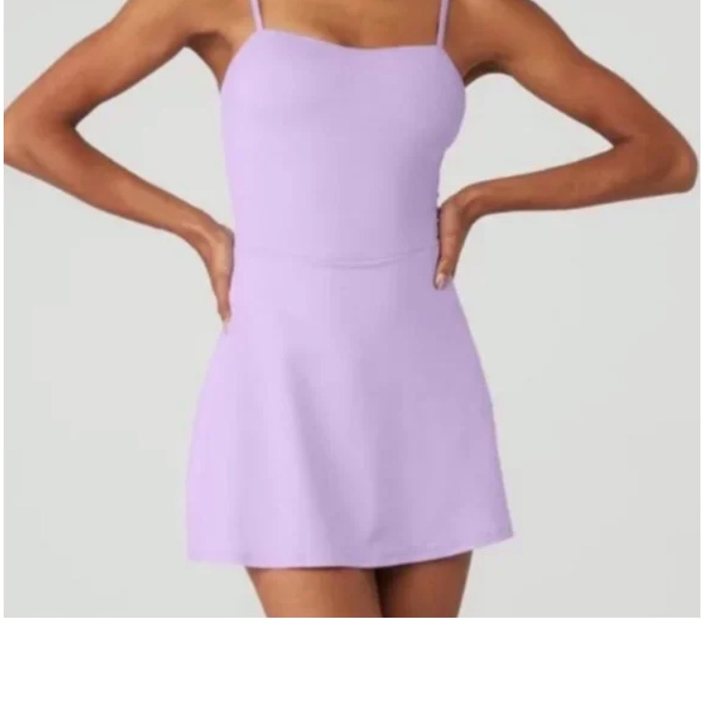 Alo Yoga Lavender Tennis Dress